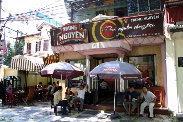 Have a coffee at one of Hanoi's distinctive coffee shops